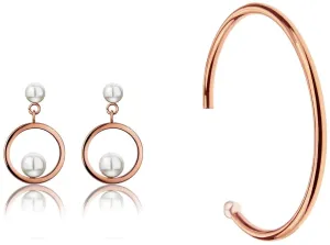 Emily Westwood Set di orecchini e bracciale solido con perline WS040R