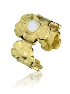 Emily Westwood Splendido anello aperto placcato in oro Aubree EWR23044G