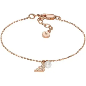 Emporio Armani Elegante bracciale in bronzo con perla EG3575221