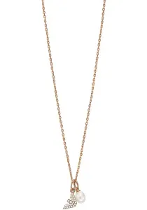 Emporio Armani Elegante collana in bronzo con zirconi EG3573221