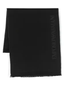 EMPORIO ARMANI - Sciarpa In Lana Con Logo #2688825