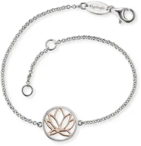 Engelsrufer Bracciale in argento con fiore di loto ERB-LILLOTUS-BI