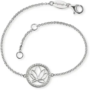 Engelsrufer Bracciale in argento con fiore di loto ERB-LOTUS-ZI