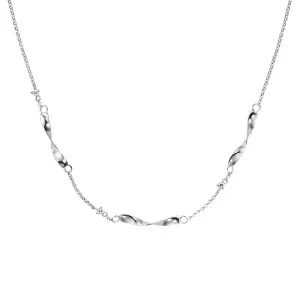 Engelsrufer Elegante collana in argento con zirconia cubica Twist ERN-TWIST-ZI
