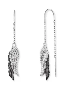 Engelsrufer Eleganti orecchini in argento bicolore con zirconi Wingduo SVLE0246SH8BK00