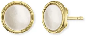 Engelsrufer Orecchini in argento placcato oro con perle ERE-PE-STG