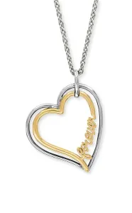 Engelsrufer Romantic collana bicolore con cuore ERN-FOREVER-BIG (catena, ciondolo)