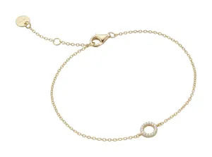 Esprit Elegante braccialetto placcato oro con cerchio Naomi ESBR01661217