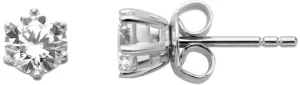 Esprit Orecchini teneri in argento a bottone con zirconi ESER01311100