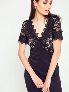 Dress with lace black #2669542