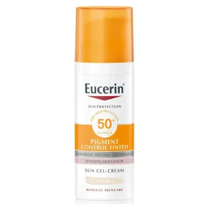Eucerin Crema gel protettiva colorante per il viso SPF 50+ Pigment Control Tinted (Sun Gel-Cream) 50 ml Light