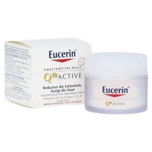 Eucerin Crema giorno levigante anti-rughe per la pelle secca e sensibile Q10 Active 50 ml