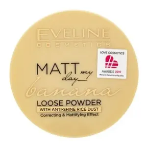 Eveline Matt My Day Banana Loose Powder cipria con un effetto opaco 6 g