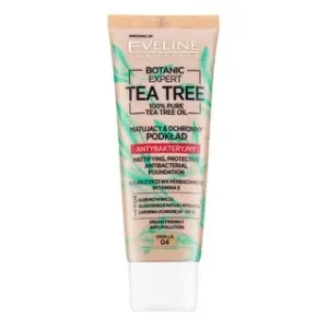 Eveline Botanic Expert Tea Tree Mattifying, Protective Antibacterial Foundation fondotinta liquido contro le imperfezioni della pelle 04 Vanilla 30 ml