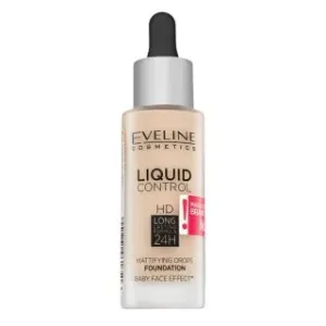 Eveline Liquid Control HD Mattifying Drops Foundation fondotinta 005 Ivory 32 ml