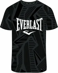 Everlast Randall Mens T-Shirt All Over Black 2XL Maglietta fitness