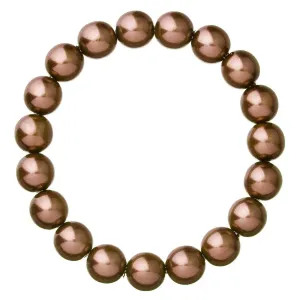 Evolution Group Elegante bracciale di perle 56010.3 brown