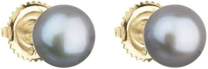 Evolution Group Orecchini a bottone in oro con vere perle Pavona 921004.3