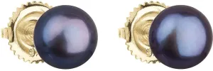 Evolution Group Orecchini a bottone in oro con vere perle Pavona 921004.3 #496300