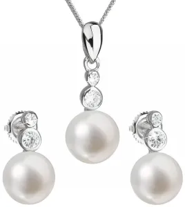 Evolution Group Parure di gioielli in argento con le perle vere Pavona 29035.1 (orecchini, collana, pendente)