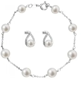 Evolution Group Parure di gioielli in argento con perle Pavo 21033.1, 23008.1 (collana, bracciale, orecchini) scontata