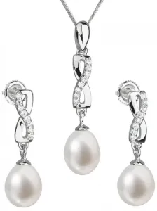 Evolution Group Parure di gioielli in argento con vere perle Pavona 29041.1 (orecchini, collana, pendente)