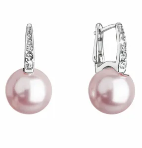 Evolution Group RomanticOrecchini in argento con perla sintetica rosa chiara 31301.3