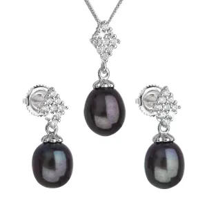 Evolution Group Set di gioielli in argento con perle Pavona 29018.3 (orecchini, collana, pendente)