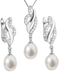 Evolution Group Set di gioielli in argento con perle vere Pavona 29021.1 (orecchini, collana, pendente)