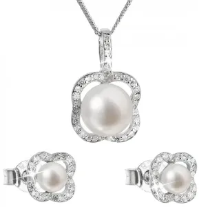 Evolution Group Set di gioielli in argento con perle vere Pavona 29024.1 (orecchini, collana, pendente)