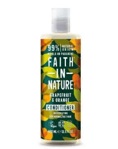 Faith in Nature Balsamo tonificante naturale per capelli normali e grassi Pompelmo & arancia (Invigorating Conditioner) 400 ml