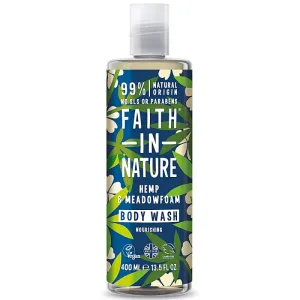 Faith in Nature Gel doccia naturale Canapa e schiuma dei prati (Nourishing Body Wash) 400 ml
