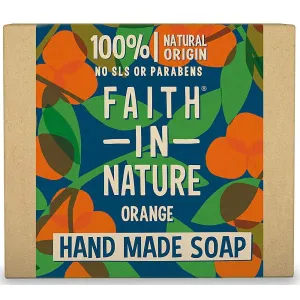 Faith in Nature Sapone solido vegetale Arancia (Hand Made Soap) 100 g