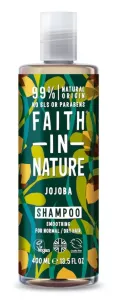 Faith in Nature Shampoo naturale all'olio di jojoba per capelli normali e secchi (Smoothing Shampoo) 400 ml