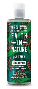 Faith in Nature Shampoo naturale ringiovanente per capelli normali e secchi Aloe vera (Rejuvenating Shampoo) 400 ml