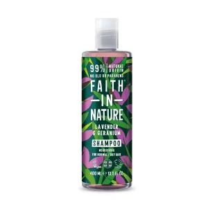 Faith in Nature Shampoo nutriente naturale per capelli normali e secchi Lavanda (Nourishing Shampoo) 400 ml
