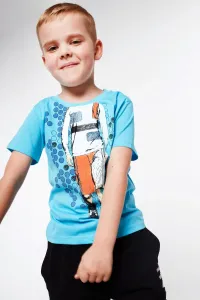 Boys' T-shirt with blue application #1290853