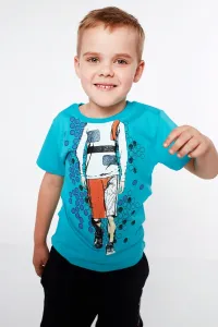 Boys' T-shirt with mint application #1441221