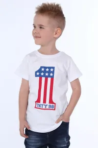 Boy's white T-shirt with app #1430215