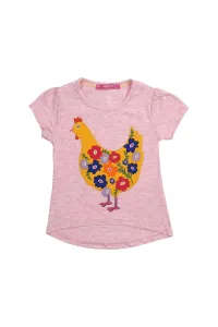Light pink blouse with hen #1430506