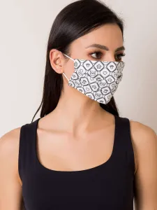 White protective mask with print #1243665