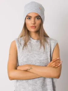 RUE PARIS Grey knitted beanie #1304779