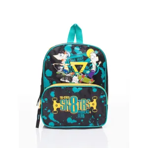 Teal school backpack DISNEY Phineas and Ferb