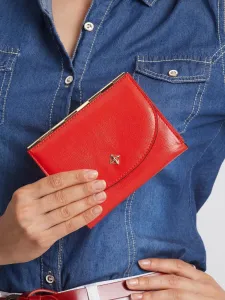 Red elegant wallet