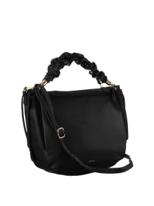 Women's black bag made of eco-leather