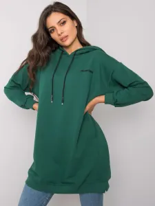 Dark green women's hoodie