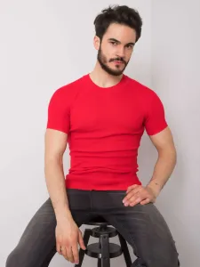 Men's Red Knitted T-shirt #1948716
