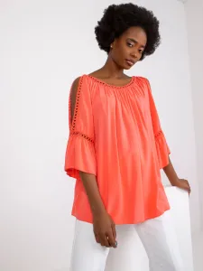 Pink viscose blouse Kearney OCH BELLA #1256808