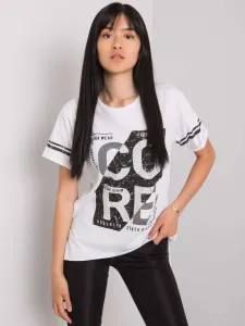 White T-shirt with city print #1236811