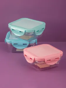 Small pink food container